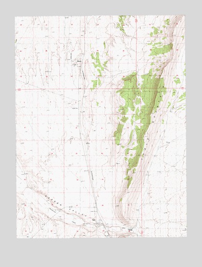 Mineral Hill SW, NV USGS Topographic Map