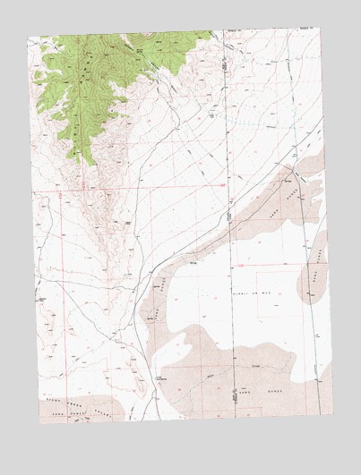 Miners Canyon, NV USGS Topographic Map