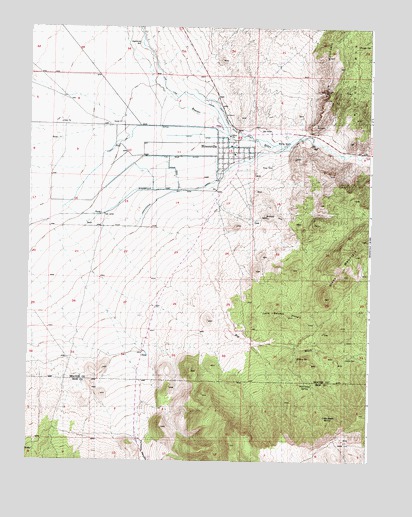 Minersville, UT USGS Topographic Map
