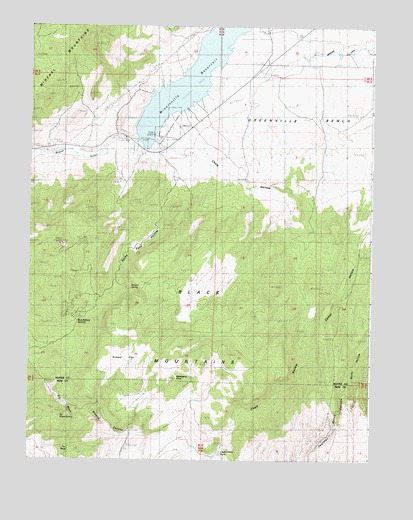 Minersville Reservoir, UT USGS Topographic Map