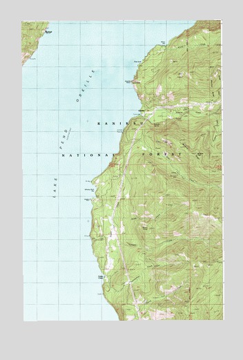 Minerva Peak, ID USGS Topographic Map