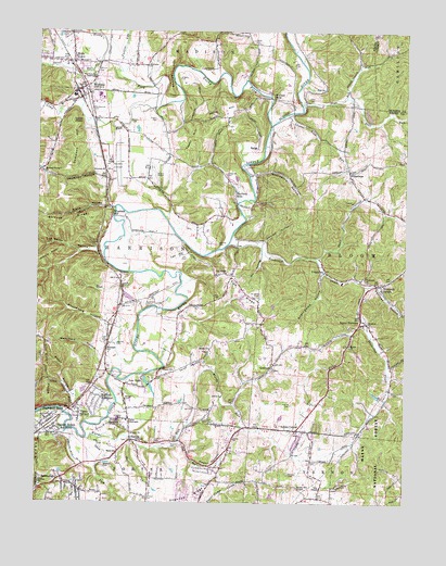 Minford, OH USGS Topographic Map