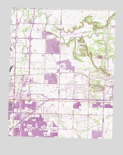 Mingo, OK USGS Topographic Map