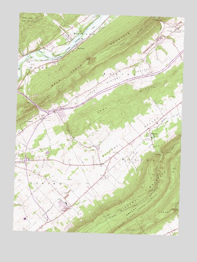 Mingoville, PA USGS Topographic Map