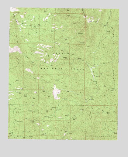 Minnehaha, AZ USGS Topographic Map