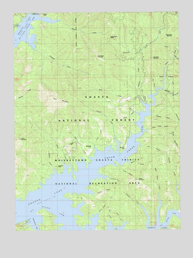 Minnesota Mountain, CA USGS Topographic Map