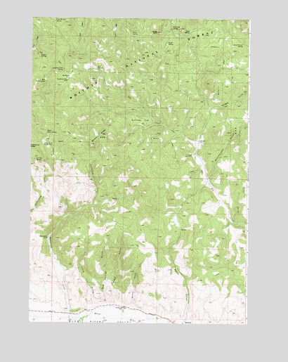 Beaverdam Creek, OR USGS Topographic Map