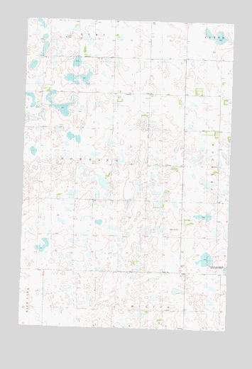 Minot SW, ND USGS Topographic Map