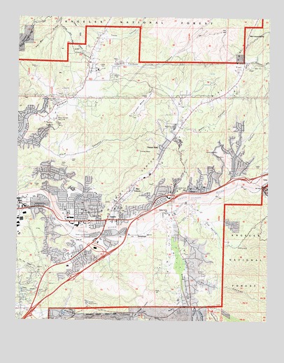 Mint Canyon, CA USGS Topographic Map