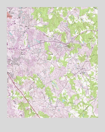 Mint Hill, NC USGS Topographic Map