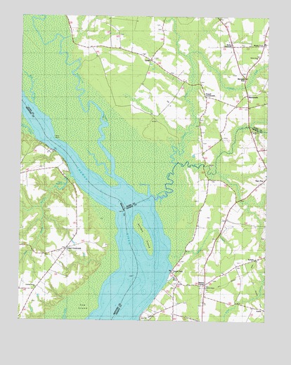 Mintonsville, NC USGS Topographic Map