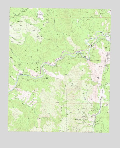Miracle Hot Springs, CA USGS Topographic Map