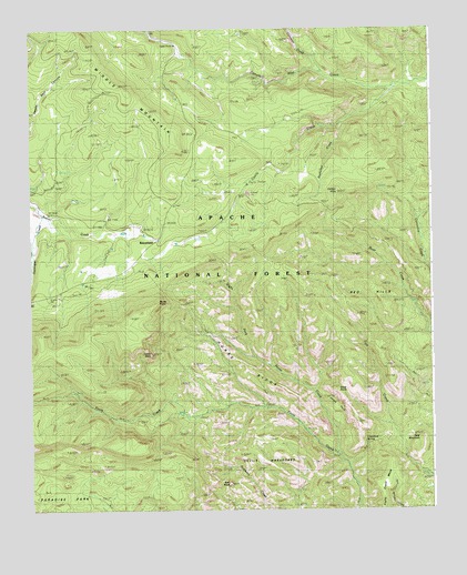 Beaverhead, AZ USGS Topographic Map