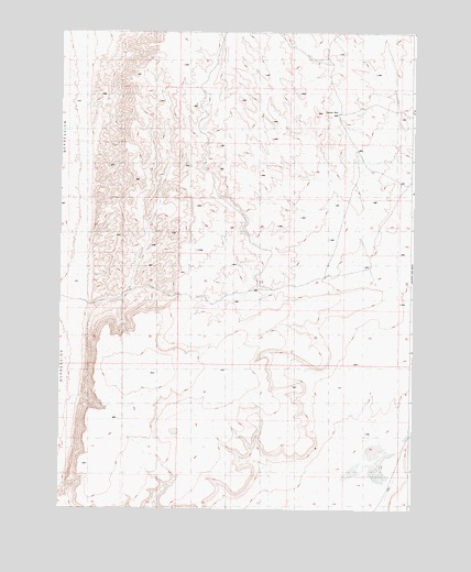 Miranda Flat SE, OR USGS Topographic Map