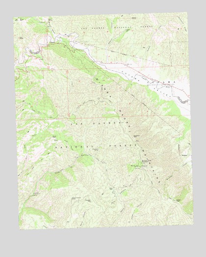 Miranda Pine Mountain, CA USGS Topographic Map