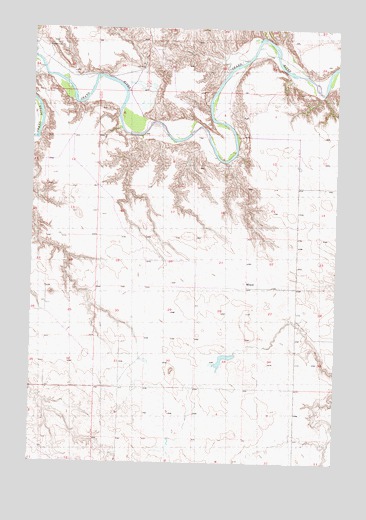 Miscol, SD USGS Topographic Map