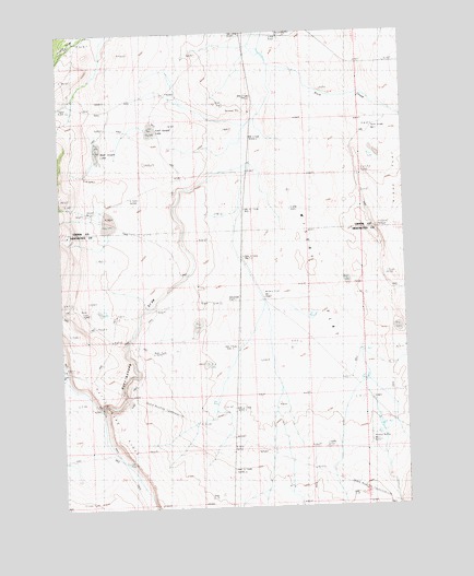 Misery Flat, OR USGS Topographic Map