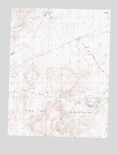 Misfits Flat, NV USGS Topographic Map