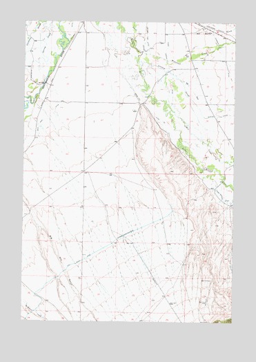 Beaverhead Rock NE, MT USGS Topographic Map