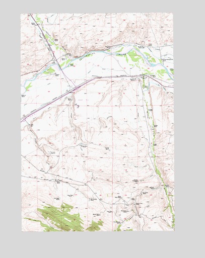 Mission, MT USGS Topographic Map