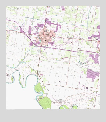 Mission, TX USGS Topographic Map