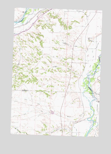 Mission Creek, MT USGS Topographic Map