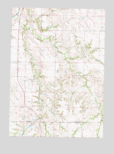 Mission NW, SD USGS Topographic Map