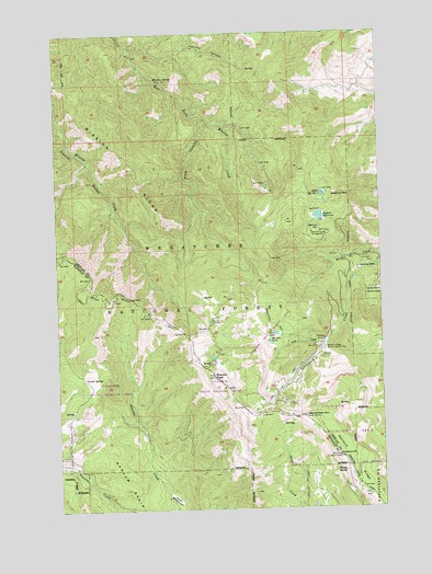Mission Peak, WA USGS Topographic Map