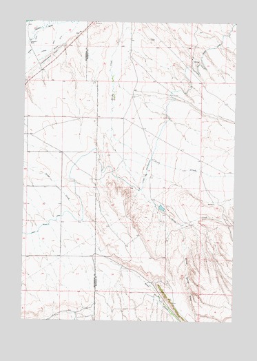 Beaverhead Rock SW, MT USGS Topographic Map