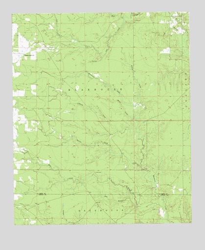 Mist NW, AR USGS Topographic Map