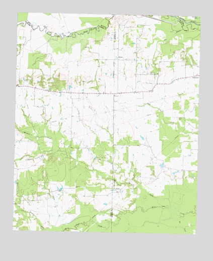 Mitchell Creek, TX USGS Topographic Map