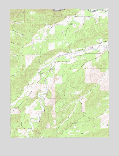 Mitchell Gulch, CA USGS Topographic Map