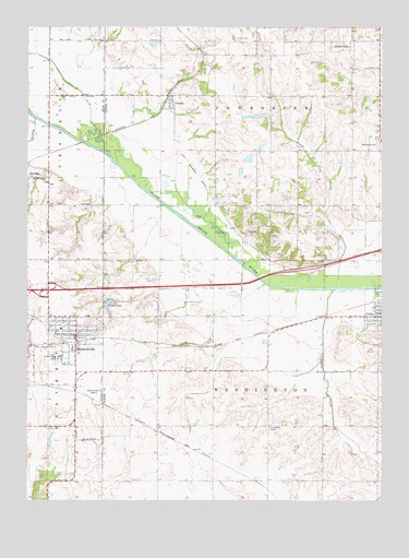 Mitchellville, IA USGS Topographic Map