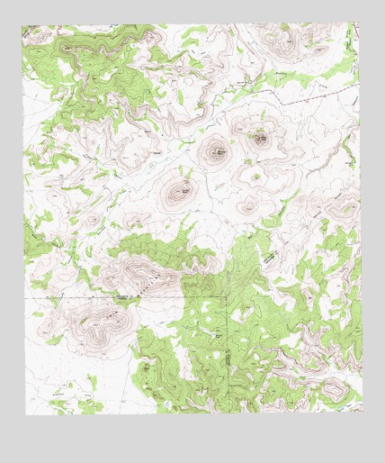 Mitre Peak, TX USGS Topographic Map
