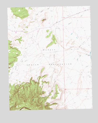 Mitten Rock, NM USGS Topographic Map