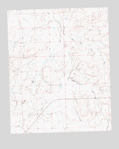 Becenti Lake, NM USGS Topographic Map