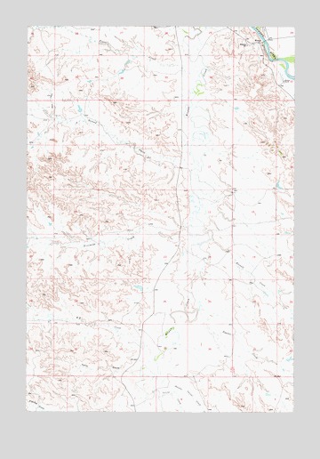 Mizpah, MT USGS Topographic Map