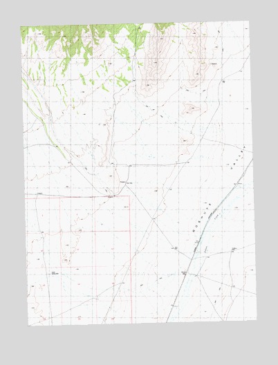 Mizpah, NV USGS Topographic Map