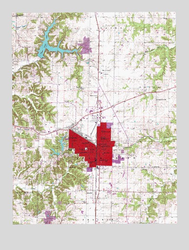 Moberly, MO USGS Topographic Map