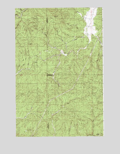 Bechtel Butte, ID USGS Topographic Map