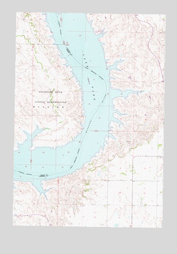 Mobridge NE, SD USGS Topographic Map