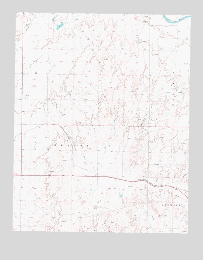 Mocane NW, OK USGS Topographic Map