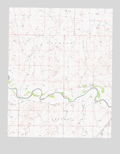 Mocane SE, OK USGS Topographic Map