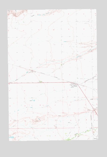 Moccasin, MT USGS Topographic Map