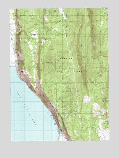 Modoc Point, OR USGS Topographic Map