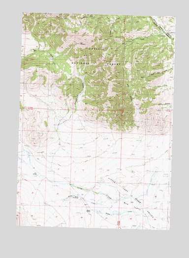 Moffett Springs, ID USGS Topographic Map