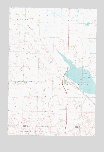 Moffit, ND USGS Topographic Map