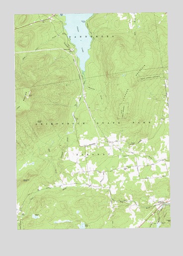 Moffitsville, NY USGS Topographic Map