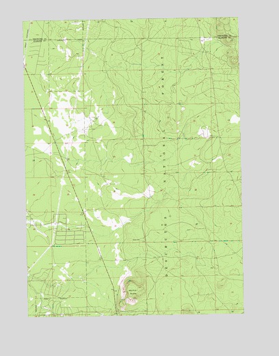 Moffitt Butte, OR USGS Topographic Map