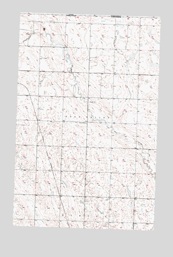 Mohall NE, ND USGS Topographic Map